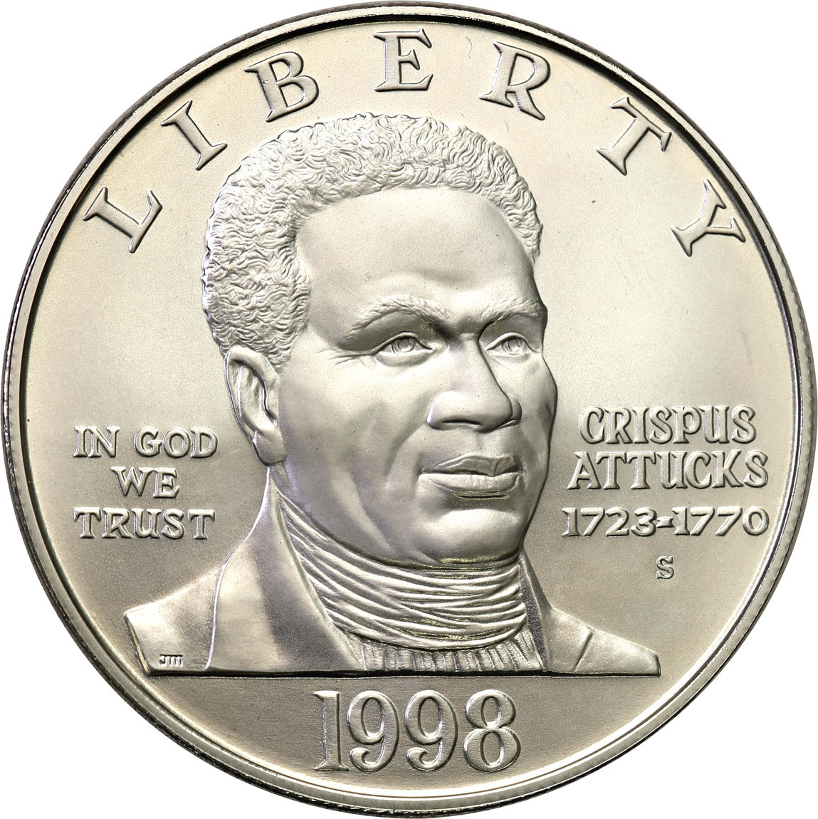 USA. Dolar 1998 S, Afroamerykanie